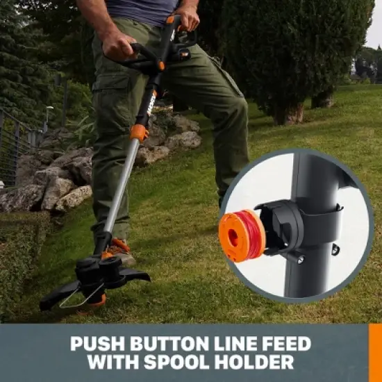 Worx WG170 20V Power Share GT Revolution 12" Cordless String Trimmer/Edger/Mini-Mower image {4}