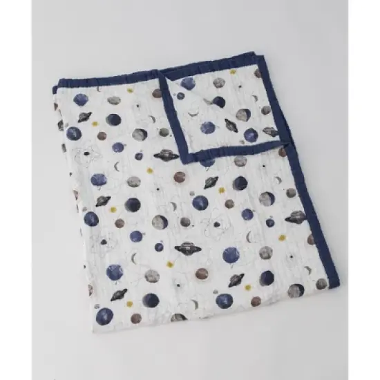 Little Unicorn Cotton Muslin Quilted Throw image {12}