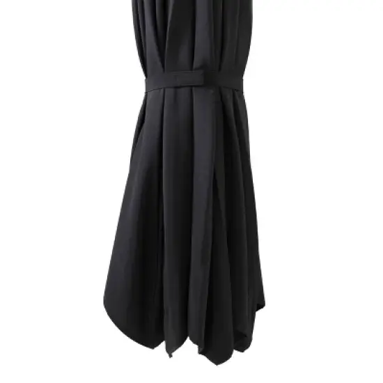 9.5' UV Resistant Offset Cantilever Patio Umbrella with Base Weights - CorLiving image {6}