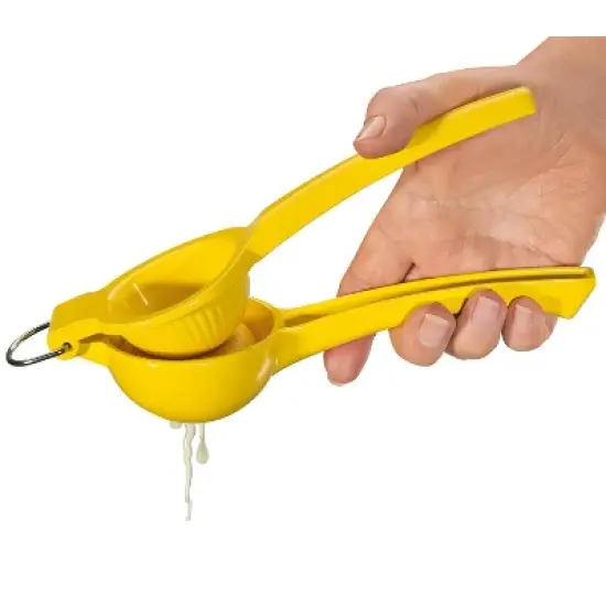 Cilio Aluminum Limona Lemon Squeezer, Yellow image {2}