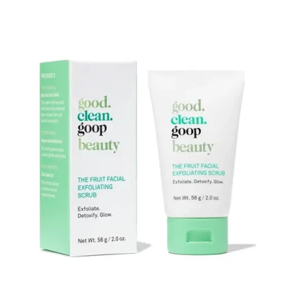 good.clean.goop The Fruit Facial Exfoliating Scrub - 2oz image {5}