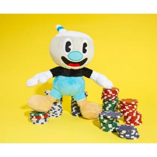 Toynk Cuphead 8-Inch Collector Plush Toy | Mugman image {3}