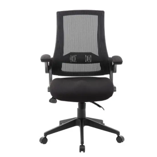 Mesh Back Flip Arm Task Chair Black - Boss image {5}