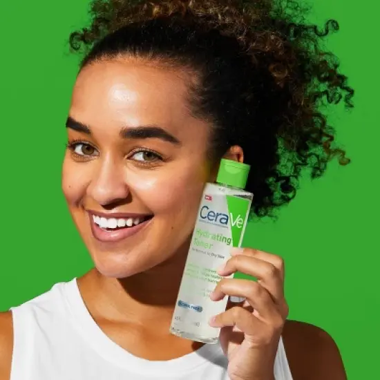 CeraVe Hydrating Toner for Face, Alcohol Free Facial Toner for Normal to Dry Skin - 6.8 fl oz image {11}