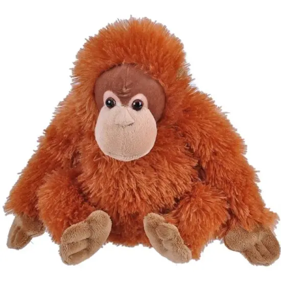 Wild Republic Cuddlekins Mini Female Orangutan Stuffed Animal, 8 Inches image {1}