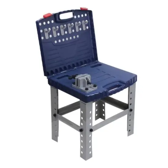 Insten 16" Multifunctional Workbench Tool Box Playset, Pretend Construction & Building Toys for Kids image {4}