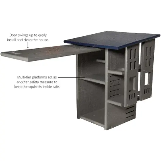 JCS Wildlife Ultimate Squirrel House Nesting Box image {3}