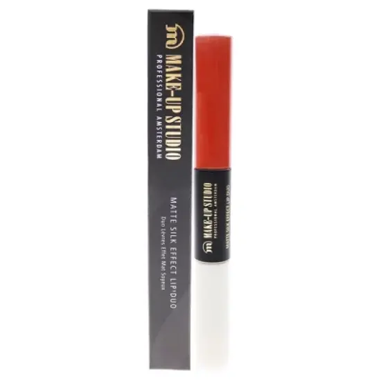 Make-Up Studio Amsterdam Matte Silk Effect Lip Duo - Women Lipsticks - Charming Coral - 2 pc image {4}