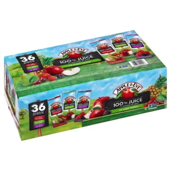 Apple & Eve Variety Pack 100% Juice - 36pk/6.75 fl oz Boxes image {2}