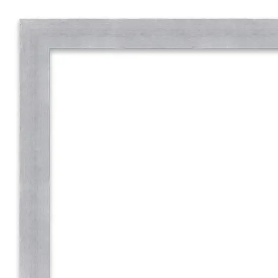 Amanti Art Grace Brushed Nickel Narrow Framed Dry Erase Magnetic Board image {3}