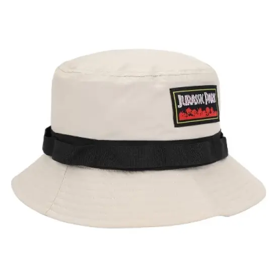 Jurassic Park Jungle Foliage White Pocket Bucket Hat image {2}