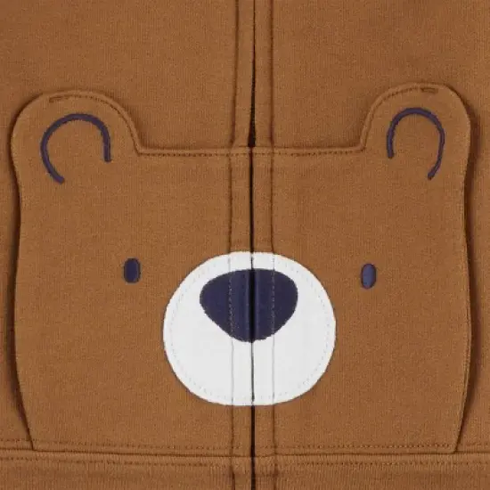 Carter's Just One You&reg; Baby Boys' Bear Cotton Cardigan & Bodysuit Set - Brown image {3}