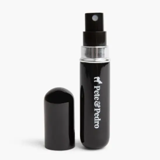 Cologne Refillable Travel Sprayer Black One Size image {1}