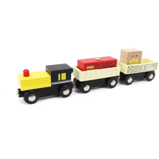 Leo & Friends 12-Piece Wooden Train Set image {6}
