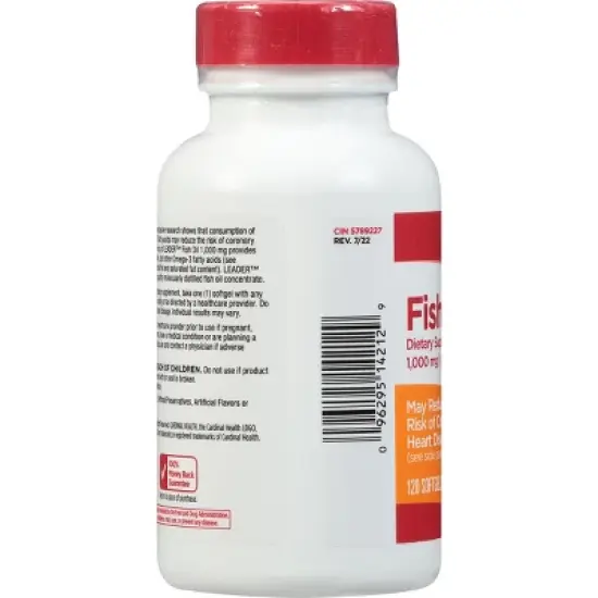Leader Fish Oil 120 Softgels image {4}