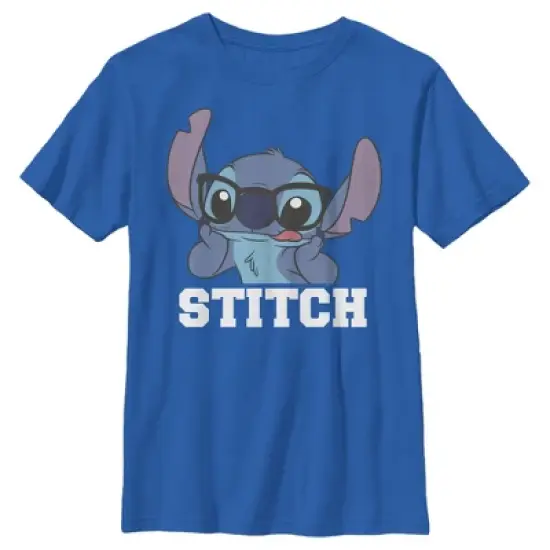 Boy's Lilo & Stitch Glasses Stitch T-Shirt image {4}