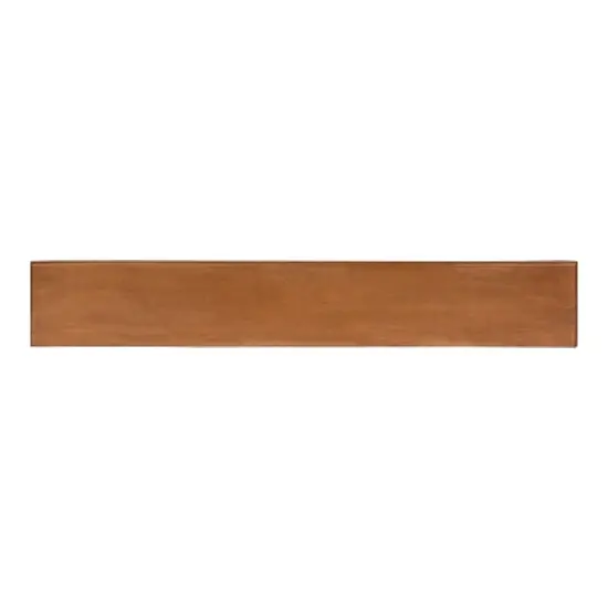 36" x 5" Alta Wood Shelf with 5 Posts Walnut Brown - Kate & Laurel All Things Decor image {3}