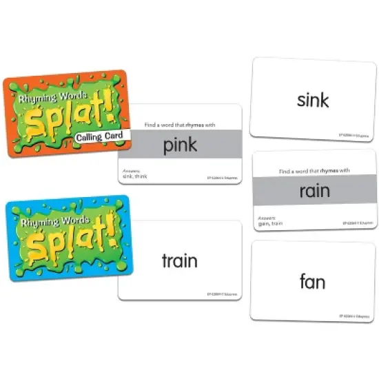 Teacher Created Resources Rhyming Words Splat Game image {1}