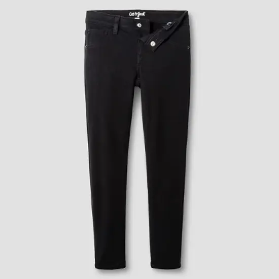 Girls' Mid-Rise Soft Knit Jeggings - Cat & Jack&trade; image {2}