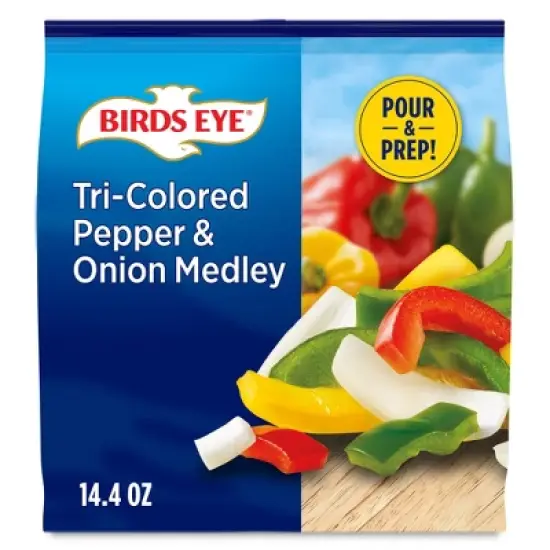 Birds Eye Frozen Tri Colored Pepper & Onion Medley  - 14.4oz image {6}
