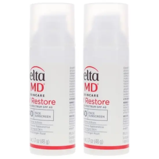 EltaMD UV Restore Broad Spectrum SPF 40 Face Sunscreen 1.7 oz 2 Pack image {3}