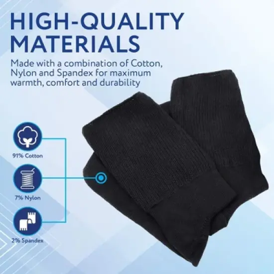 Impresa Extra Wide Socks for Men and Women - 2 Pairs - Ideal for Lymphedema, Swollen Feet, Legs, and Calves image {4}