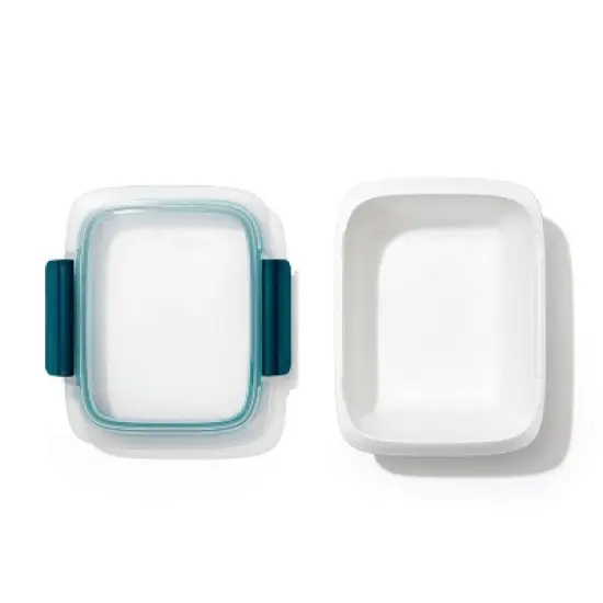 OXO Prep and Go 3.3c Food Storage Container: Blue Plastic, Dishwasher & Microwave-Safe, Kitchen Storage Solution image {5}