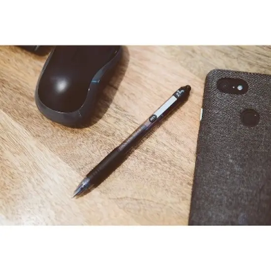 Zebra Z-Grip Retractable Ballpoint Pen Black Ink Medium Dozen 22210 image {3}