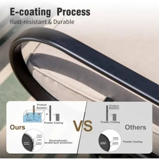 Captiva Designs 4pc Extra Large Metal Outdoor Patio Fire Pit Set with Swivel Pattern-back Chairs image {7}