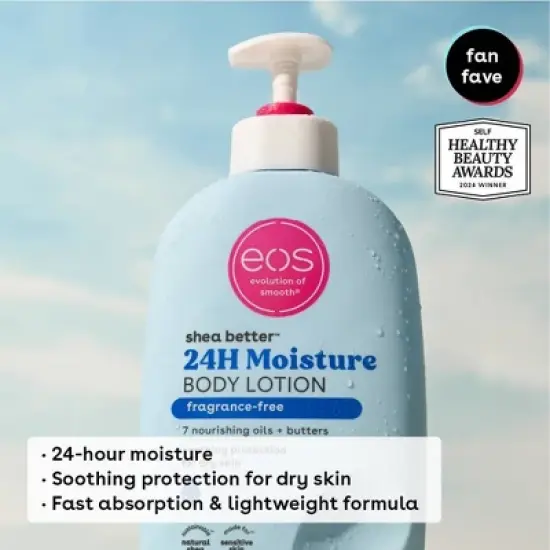 eos Shea Better 24H Moisture Body Lotion - Fragrance Free - 16 fl oz image {2}