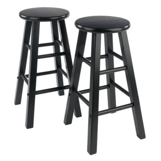 2pc 24" Element Counter Height Barstools - Winsome image {6}