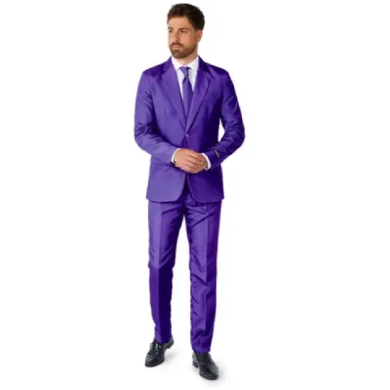 Suitmeister Men's Solid Color Party Suit image {10}