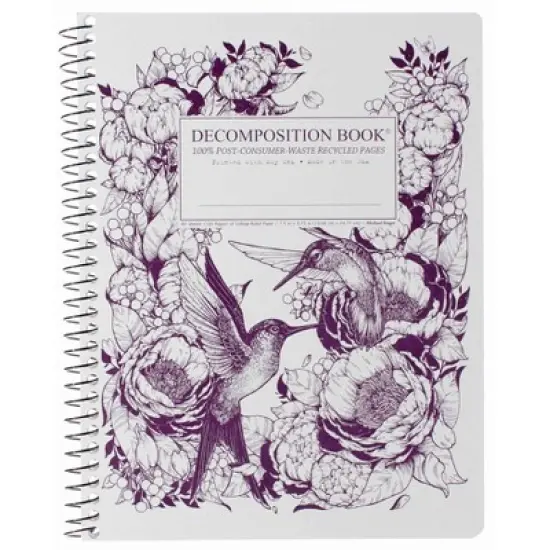 Decomposition Book 100pg College Ruled Spiral Notebook (Designs May Vary): School Supplies, Single Subject, Flexible Cover image {3}