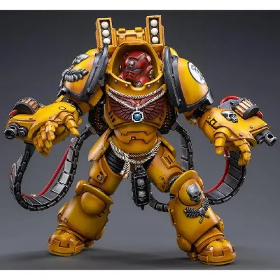 Brother Sergeant Lycias Imperial Fists Intercessors 1/18 Scale | Warhammer 40K | Joy Toy Action figures image {1}