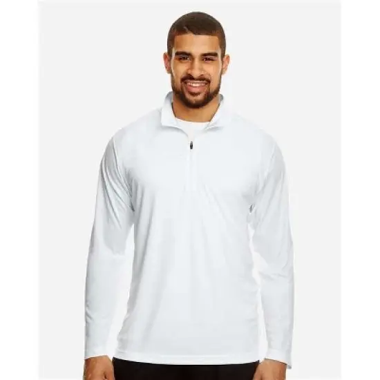 EG PRO Men Pullover Quarter Zip Athletic Zone Performance image {5}