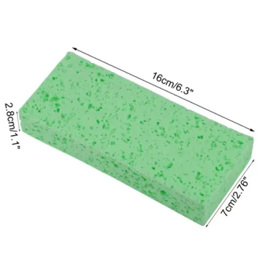 Unique Bargains Honeycombs Rectangular Bath Sponge 1 Pc image {3}