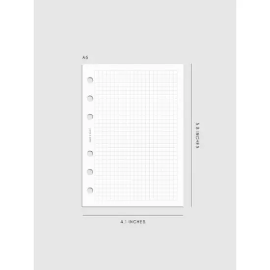 Graph Note Planner Inserts | Cloth & Paper image {6}
