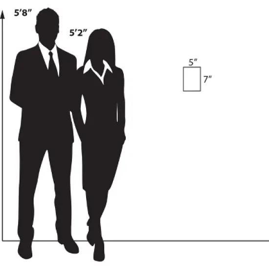 Azar Displays Clear Acrylic Magnet Back Sign Holder Frames, 2-Pack image {4}