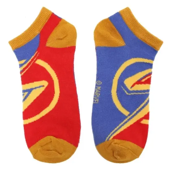 Adult The Marvels Movie Ankle Socks 5-Pack - Superhero Style for Your Feet image {5}