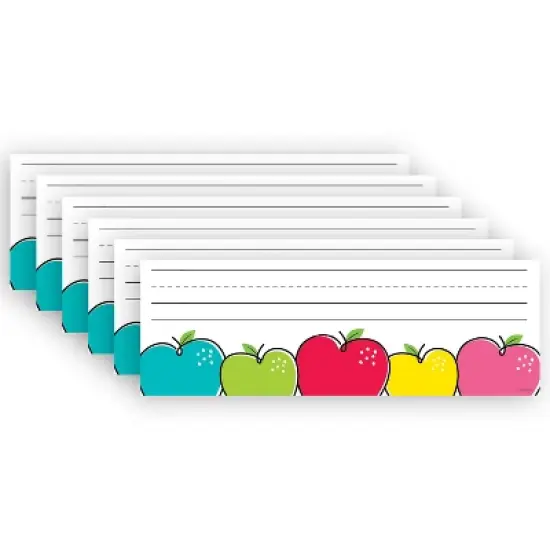 Creative Teaching Press Doodle Apples Name Plates, 9-1/2" x 3-1/4", 36 Per Pack, 6 Packs image {3}