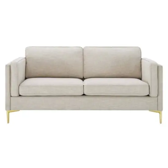 Kaiya Fabric Sofa Beige - Modway image {5}