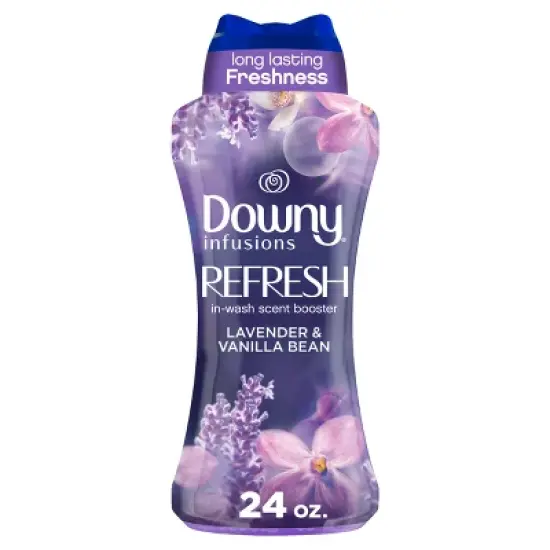 Downy Infusions Calm Lavender & Vanilla Bean Scent In-Wash Booster Beads image {10}