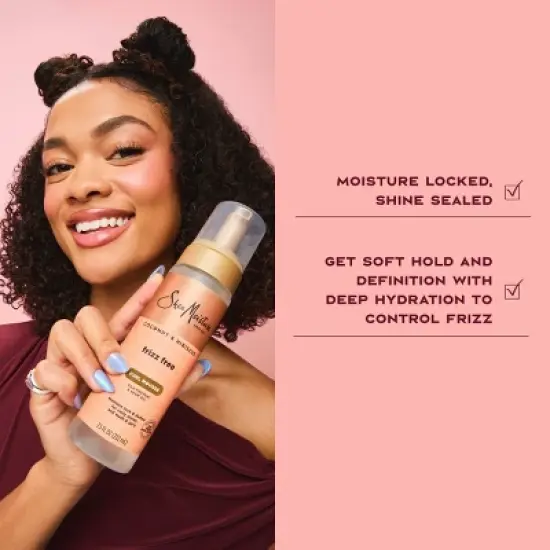 SheaMoisture Coconut and Hibiscus Frizz-Free Curl Mousse - 7.5 fl oz image {6}