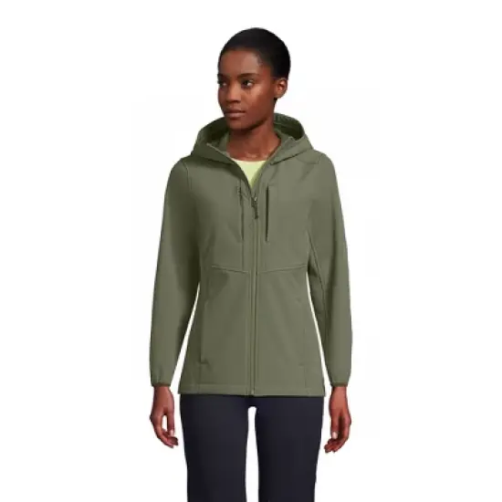 Lands' End Women's Stretch Softshell Fleece Jacket image {5}