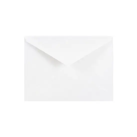 JAM Paper 4Bar A1 Invitation Envelopes with V-Flap 3.625 x 5.125 White 25/Pack (4023204) image {4}