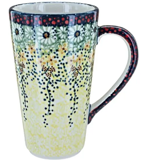 Blue Rose Polish Pottery K083 Manufaktura Large Coffee Mug image {24}