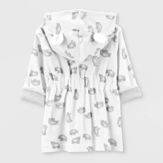 Carter's Just One You&reg; Baby Bear Bath Robe - White image {1}