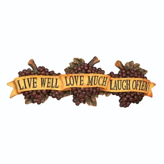Design Toscano Live-Love-Laugh Wall Sculpture image {3}