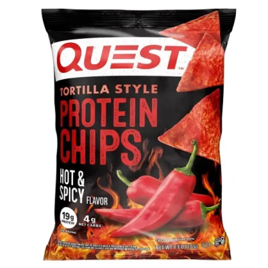 Quest Nutrition Chips Hot & Spicy Tortilla image {1}