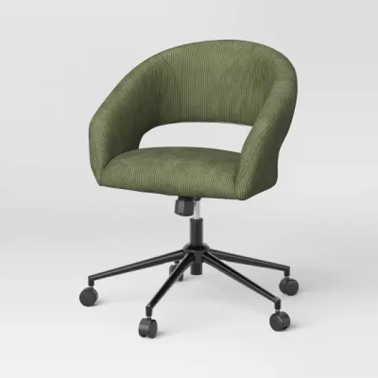 Rolling Swivel Barrel Back Office Chair - Room Essentials&trade; image {5}